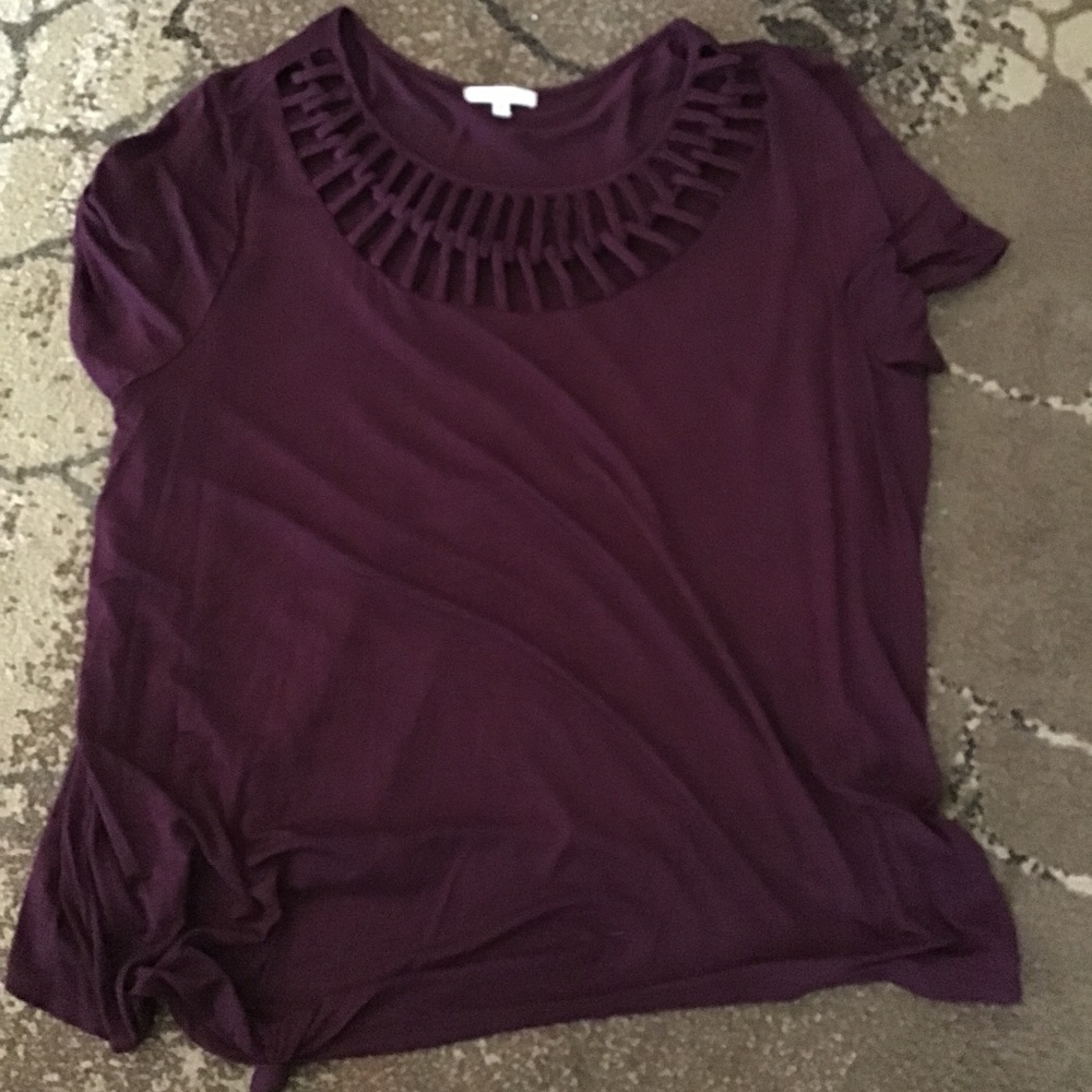 Purple dress shirt